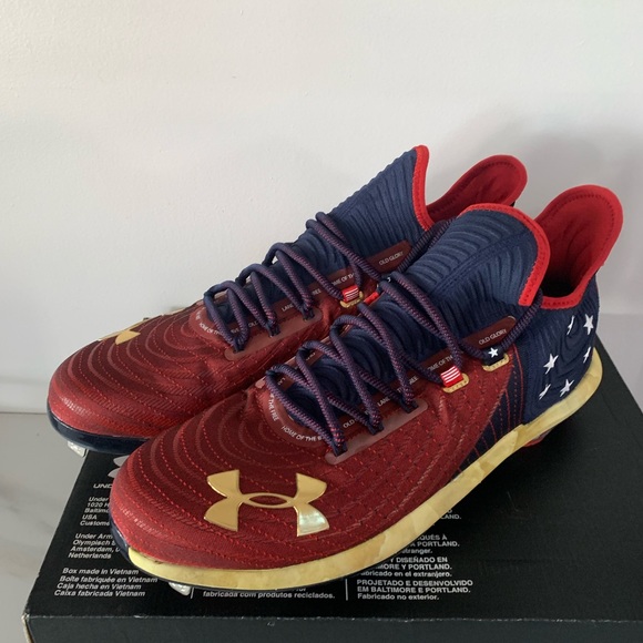 Under Armour UA Harper 4 Low ST LE Baseball Cleats Men Sz 16 - Picture 5 of 11